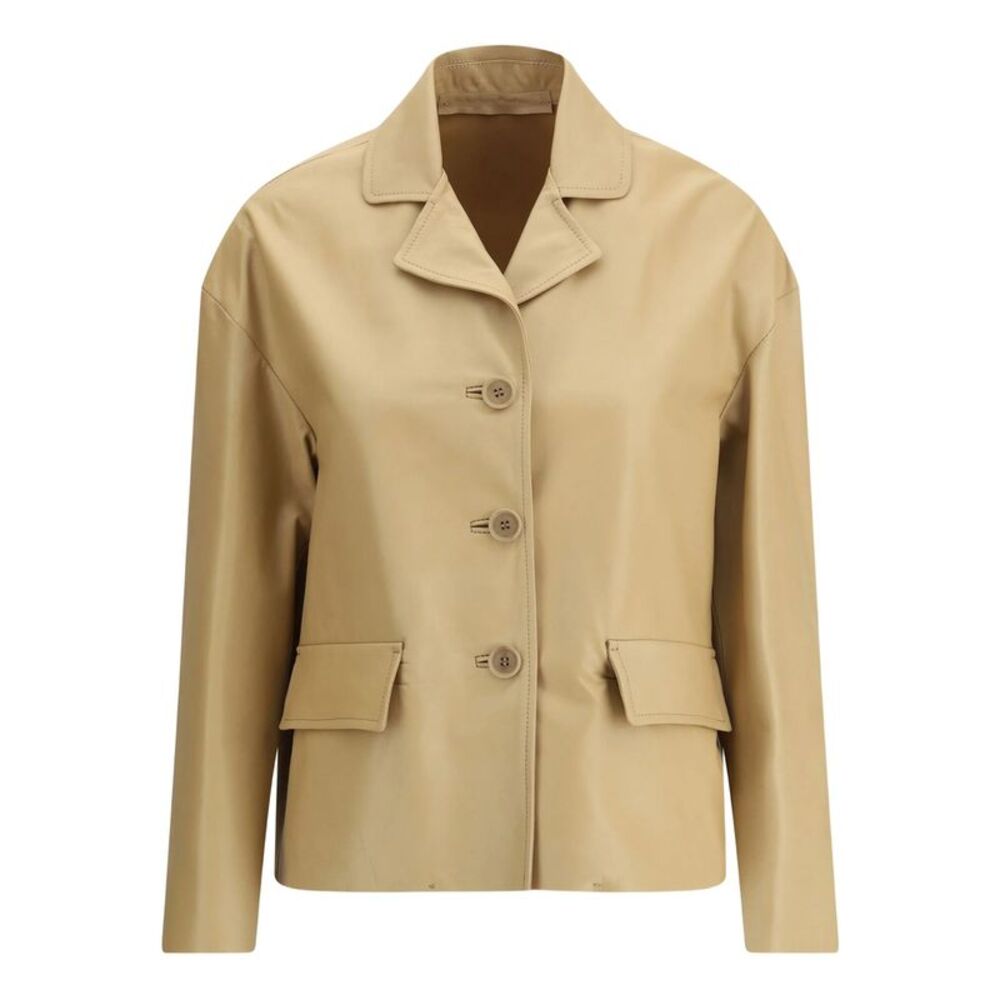 Santoro Neutrals Jackets - Leather Jackets Women